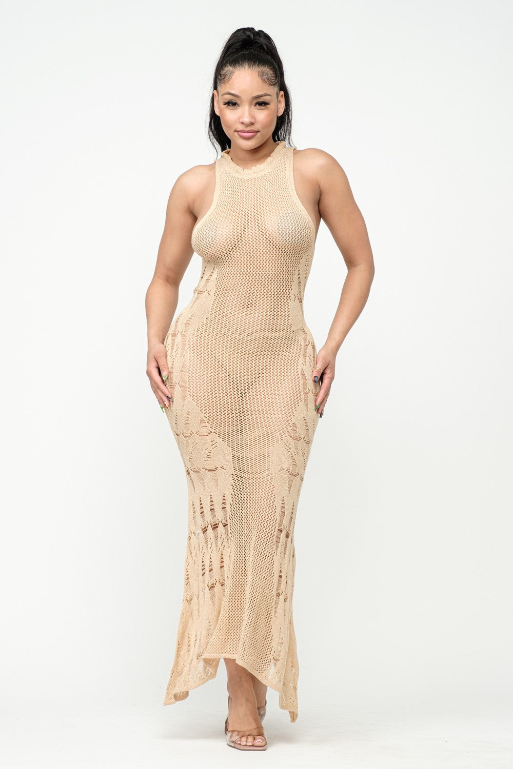 Cairo Knit Dress - Tan