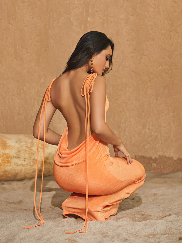 Mykonos Dress - Orange