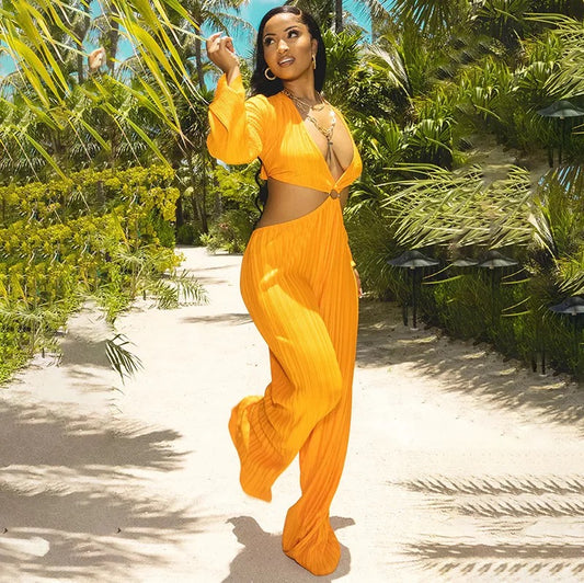 Panama Yellow Jumpsuit