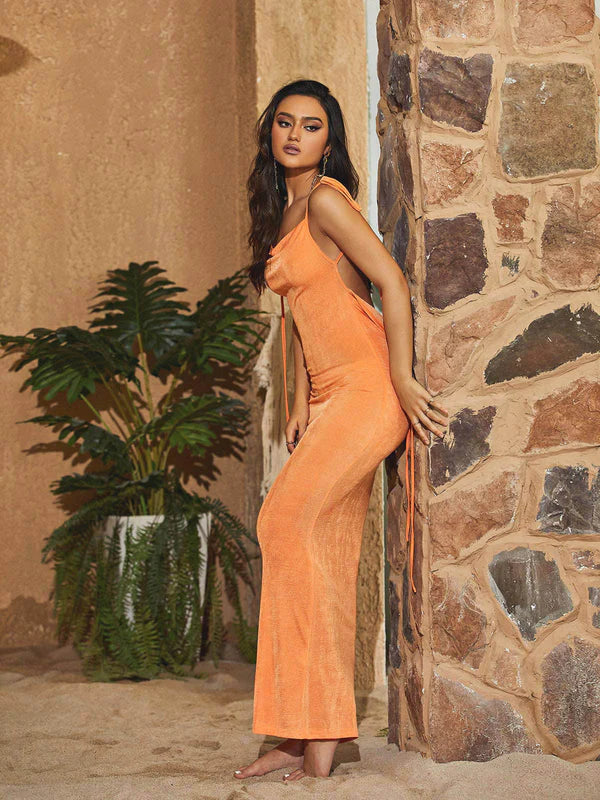 Mykonos Dress - Orange